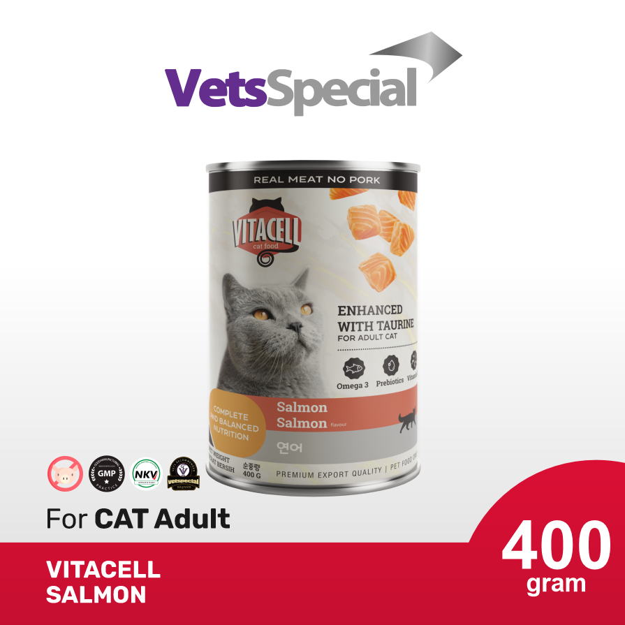 id-11134207-7ras9-m4pjcgk52vme36.jpg Vitacell Adult 400g Makanan Basah Kucing Dewasa Tuna Salmon - Image 1