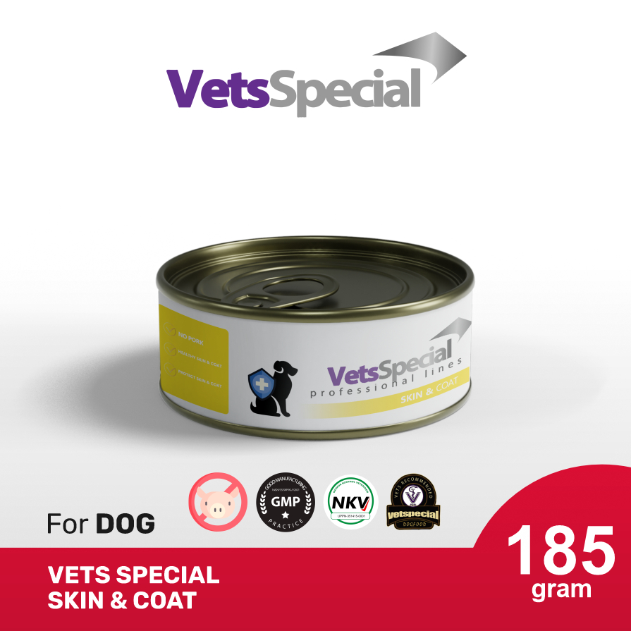 id-11134207-7rasg-m4pp4ym2onui65.jpg Vets Special Skin And Coat Dog 185g - Image 1