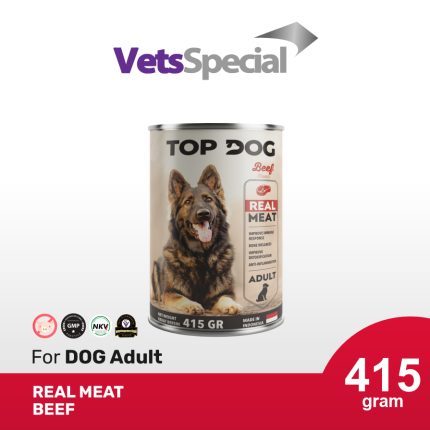 Top Dog Adult Real Beef Makanan Anjing Dewasa 415g